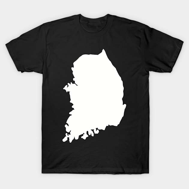 South Korea map T-Shirt by Designzz